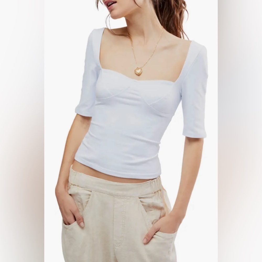Free people Just Looking Bustier Crop Top large